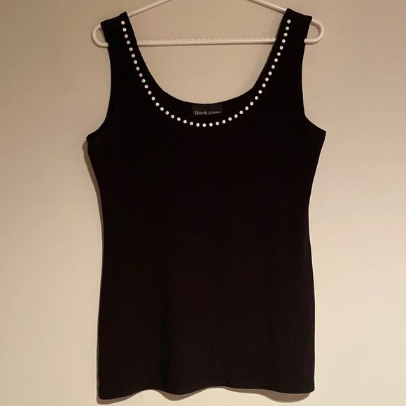 Frank Lyman Design Tops Frank Lyman Black Dressy Tank Top Plus